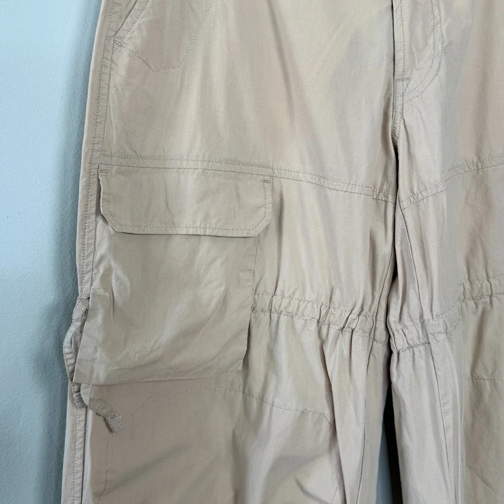 Le Jean De Marithe + Francois Girbaud Cargo Pants Beige Sz S Vintage 90s Grunge